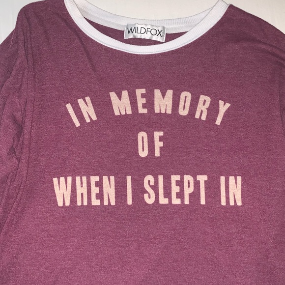Wild fox ‘IN MEMORY OF WHEN I SLEPT IN’ Sweater - Picture 3 of 10